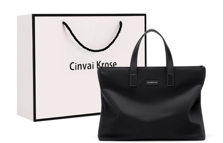 

Simvay Clos Fabric Business Handbag, Briefcase, Laptop Bag Medium мужская черная CinvaiKrose, черный
