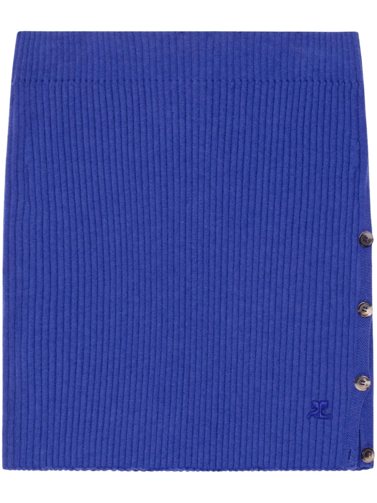 

Мини-юбка в рубчик Courrèges, синий