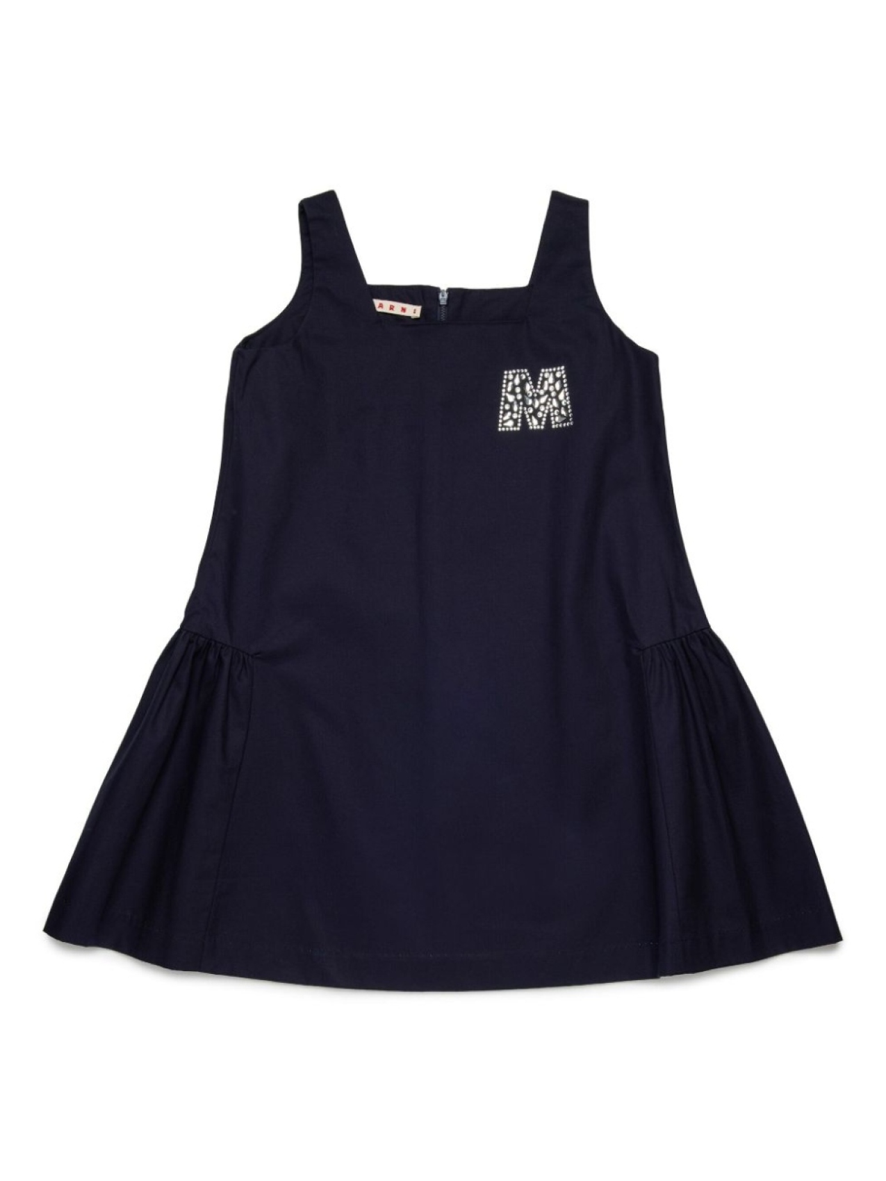 

Платье с логотипом Marni Kids, синий