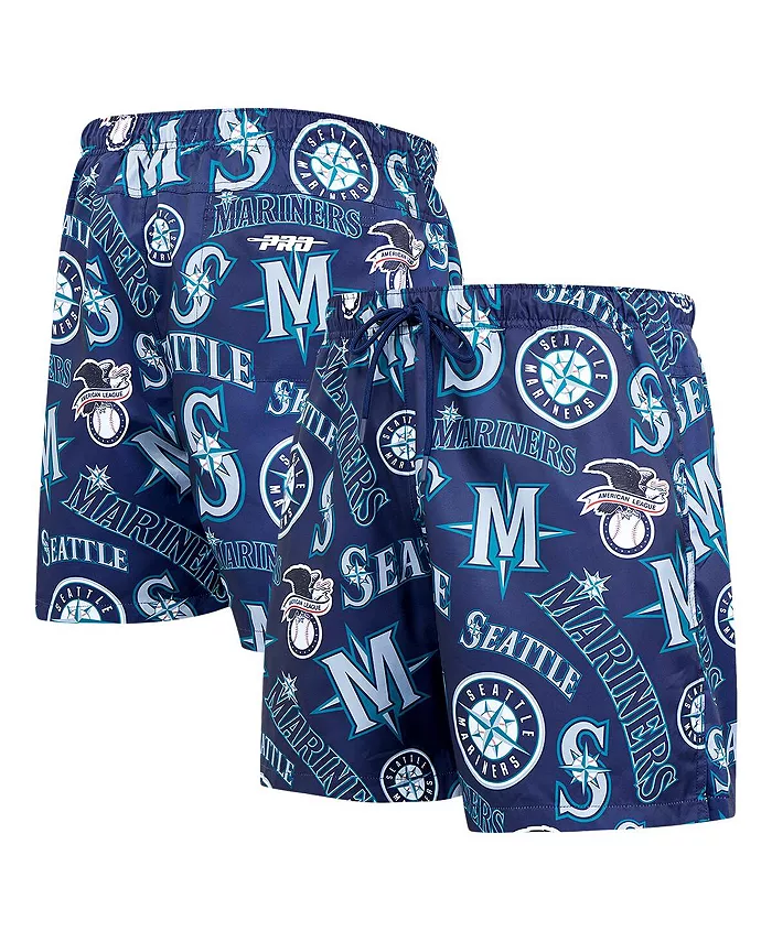 

Мужские шорты Aqua Seattle Mariners с вышитым логотипом Pro Standard