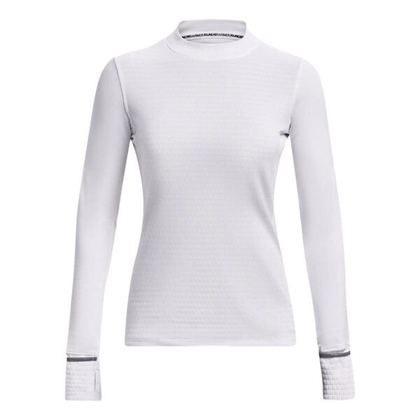 

Футболка qualifier cold long sleeve t-shirt 'white' Under Armour, белый