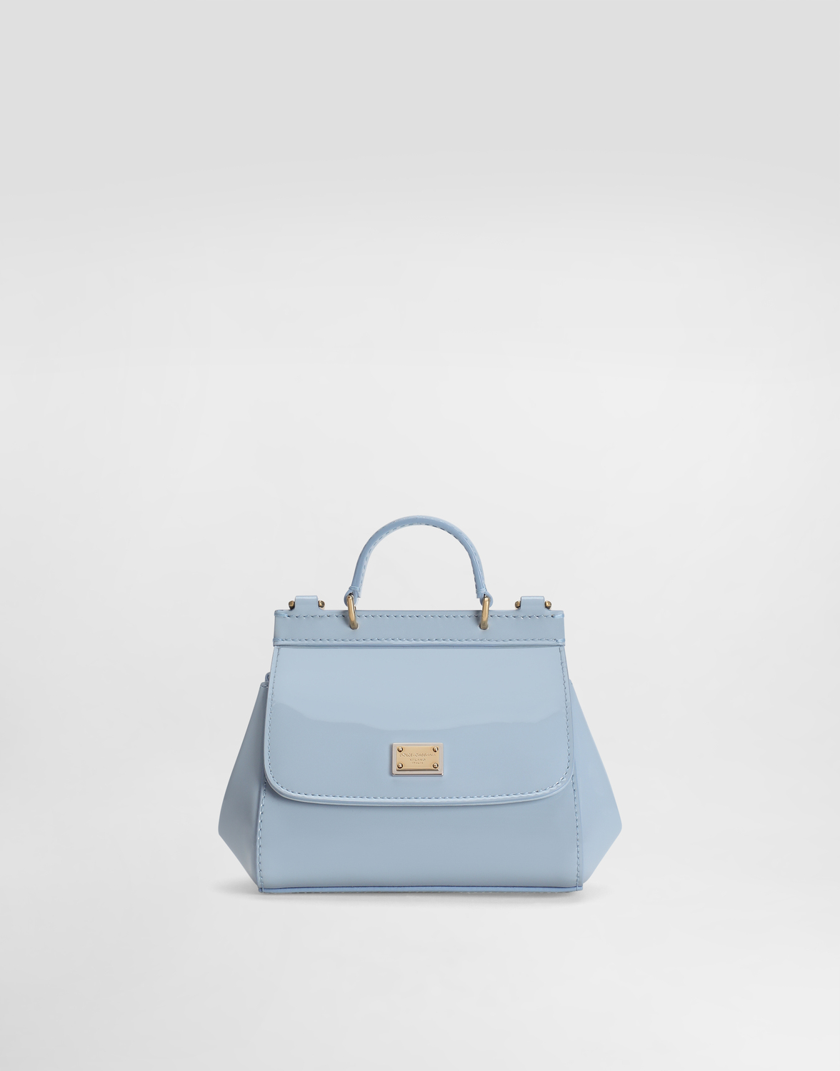 

Сумка Sicily из лакированной кожи DOLCE & GABBANA, голубой