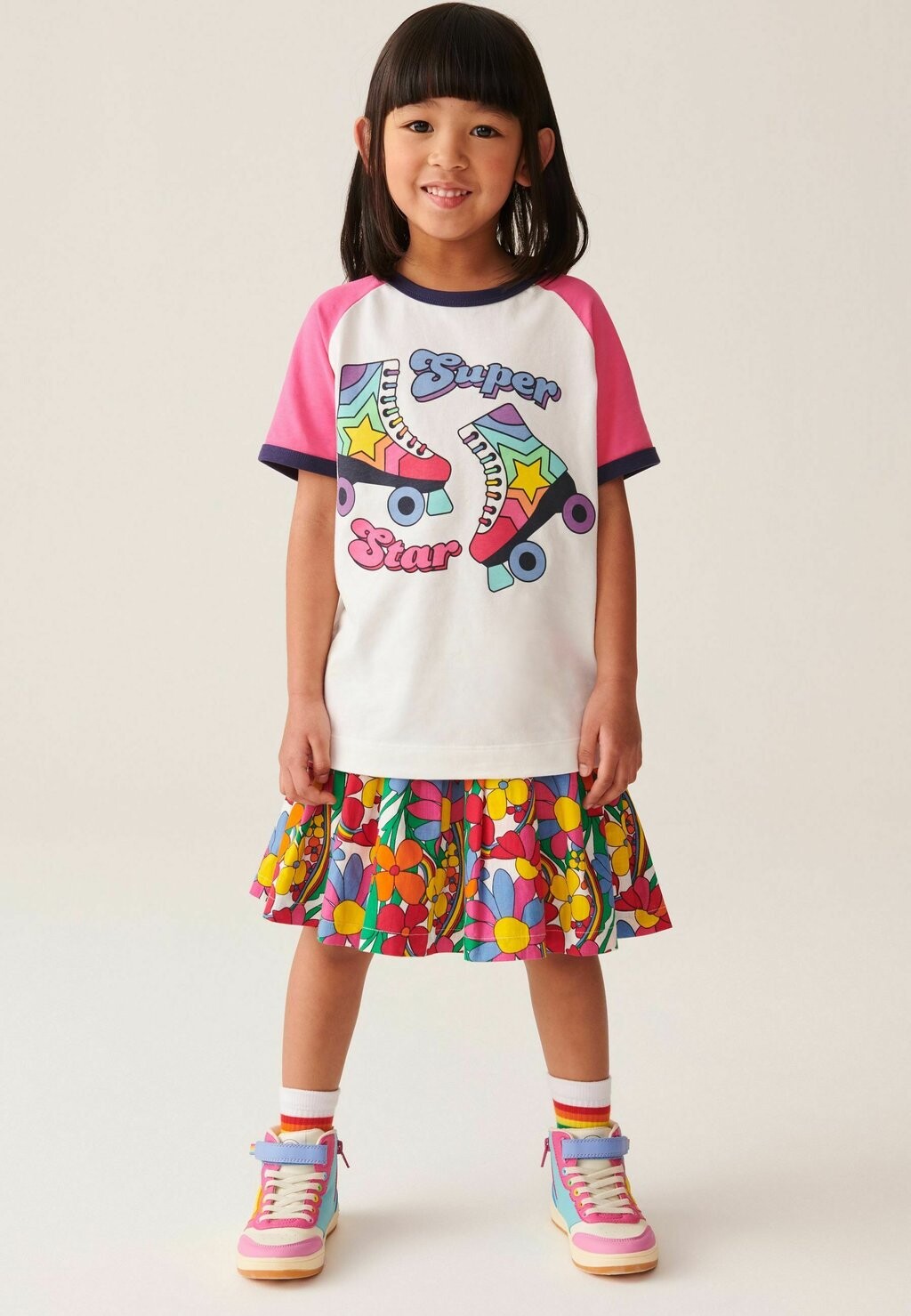 

Футболка с принтом JOOLS SHORT SLEEVE Little Bird, цвет ecru pink