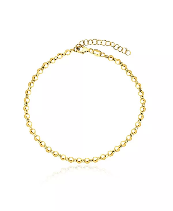 

Мини-Браслет из золотых шариков и бусин, 14-каратное золото The Lovery, gold