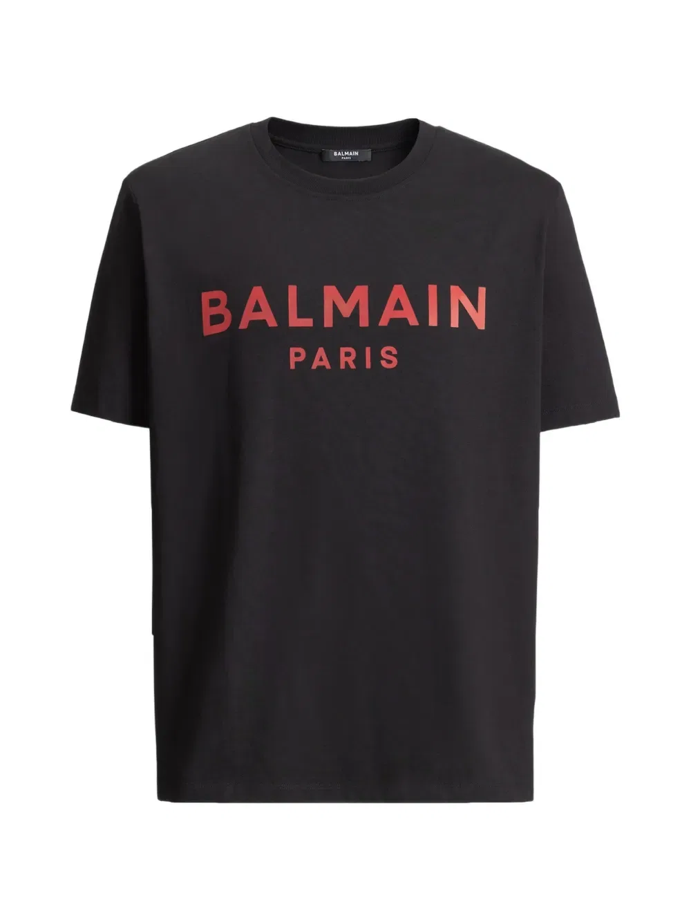 Футболка с принтом Balmain Paris, черный
