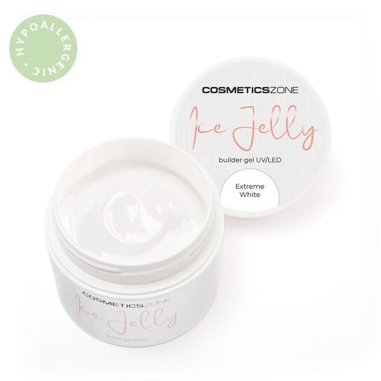 

Гель для наращивания ногтей UV LED Jelly ICE JELLY белый - Extreme White 5мл, Cosmetics Zone