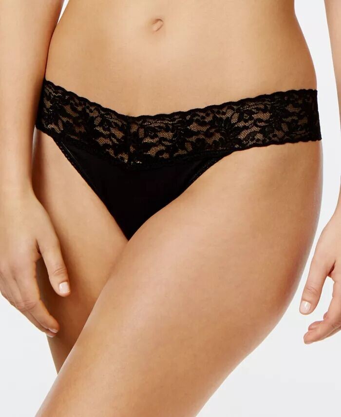 

Женские стринги Supima Cotton Original Rise Hanky Panky, черный