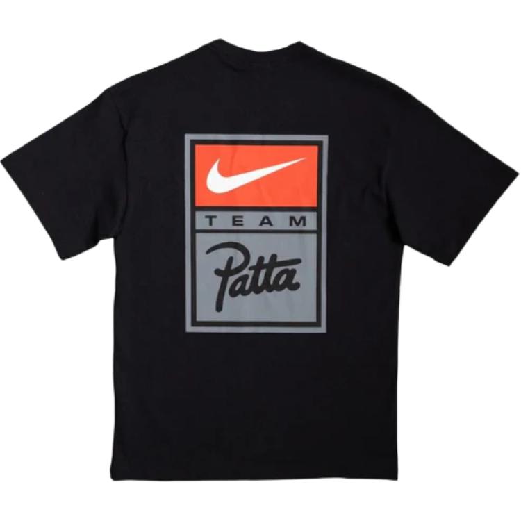 Патта совместный бренд футболка men's Nike, черный — фото 2