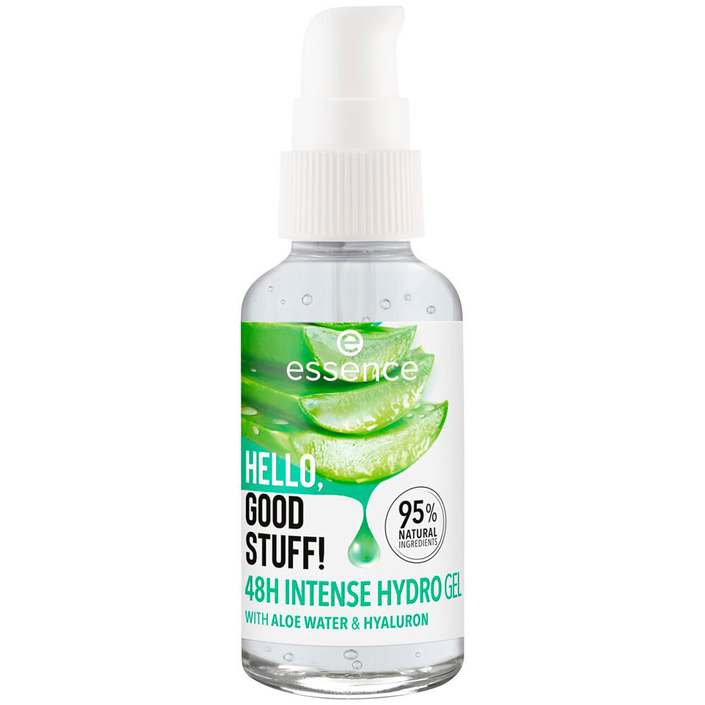 Эссенция Essence — Увлажняющий для ухода за лицом Hello good stuff! hydro gel 48h intense, 30 мл — фото 2