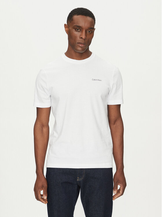 

Футболка обычного кроя Linear Box Logo K10K114152 Calvin Klein, белый