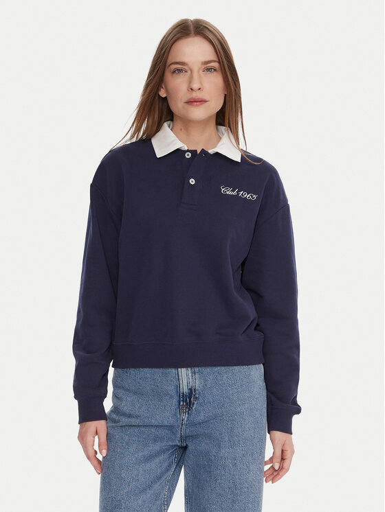 

Свитшот regular fit 3WNWD3011 United Colors Of Benetton, синий