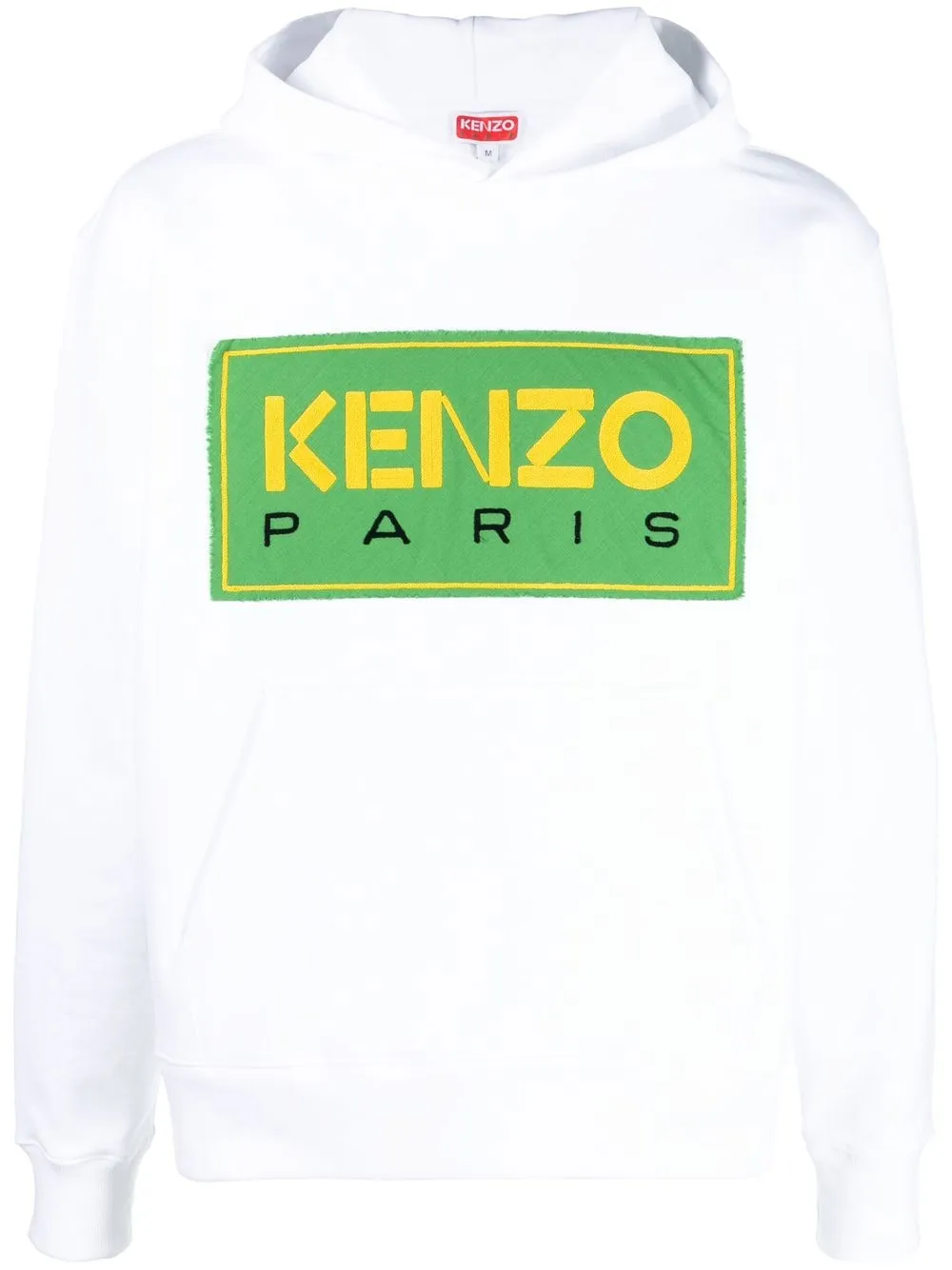 

Худи с нашивкой-логотипом KENZO, белый
