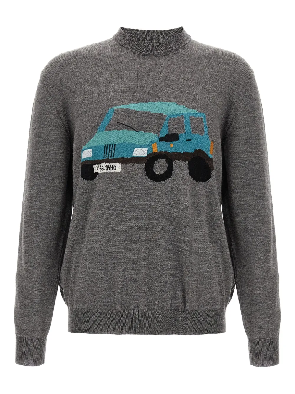 

Жаккардовый свитер Pandino Magliano, серый