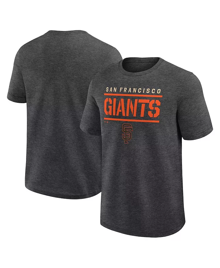 

Мужская футболка Heather Charcoal San Francisco Giants Top Notch Fanatics