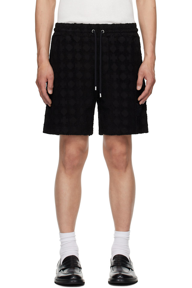 

Шорты махровые Ma quad Amiri, черный