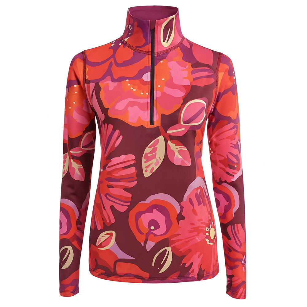 

Исландская куртка-полузастежка на молнии (женская), Floral It