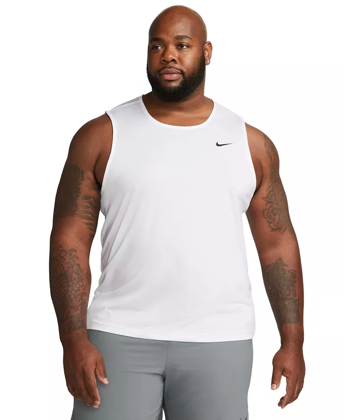 

Мужская футболка для фитнеса Ready Relaxed-Fit Dri-FIT, обычная и больших размеров Nike, мультиколор