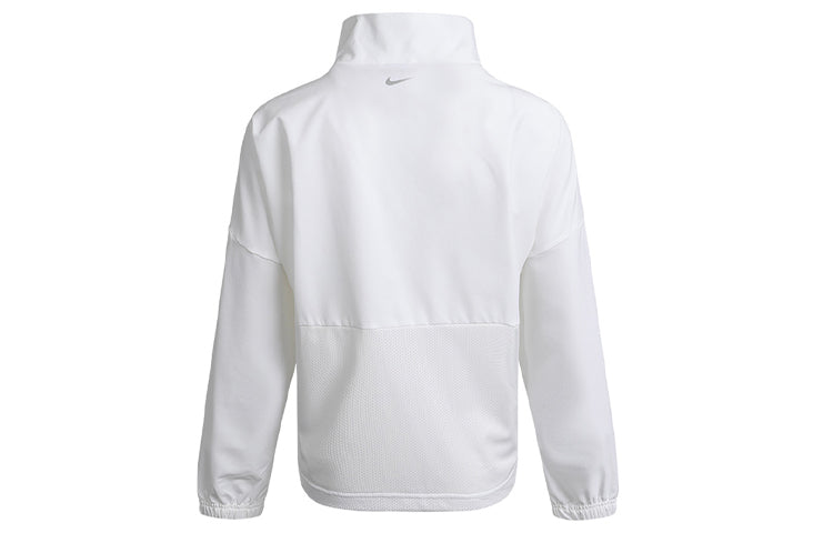Куртка (WMNS) Nike Large Woven Stand Collar Training Sports White Jacket DA0498-100 — фото 2