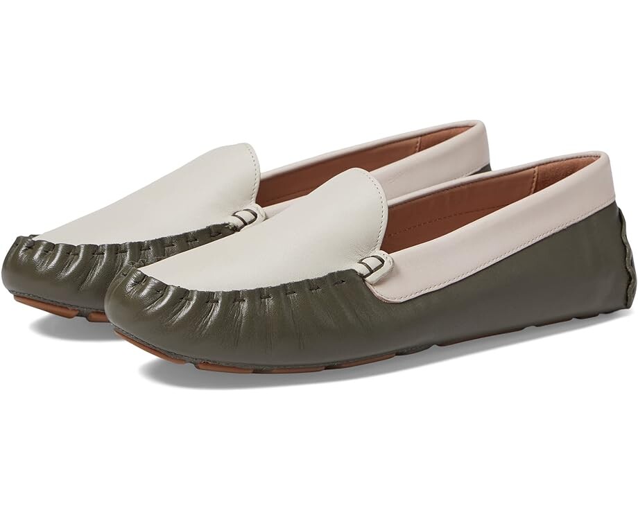 

Лоферы Cole Haan Evelyn Driver, цвет Tea Leaf/Egret/Rosewater Leather