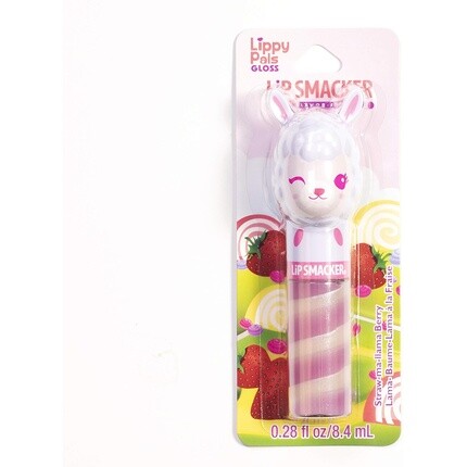 

Lip Smacker Коллекция блесков Lippy Pal Swirl Gloss Llama Lip Gloss для детей со вкусом клубники и блеском для губ для девочек с фигурками животных Llama Single Blister Pack Straw-Ma-Lama Berry Swirl 2022 1 шт.