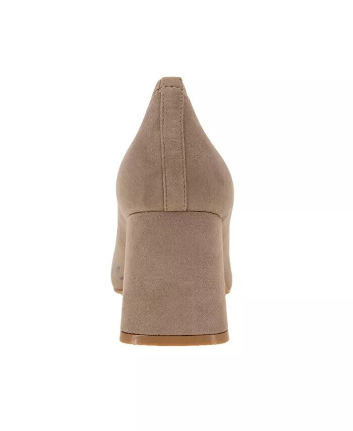 Женские туфли-лодочки Dionne Block Heel с острым носком Gentle Souls, коричневый/бежевый — фото 3