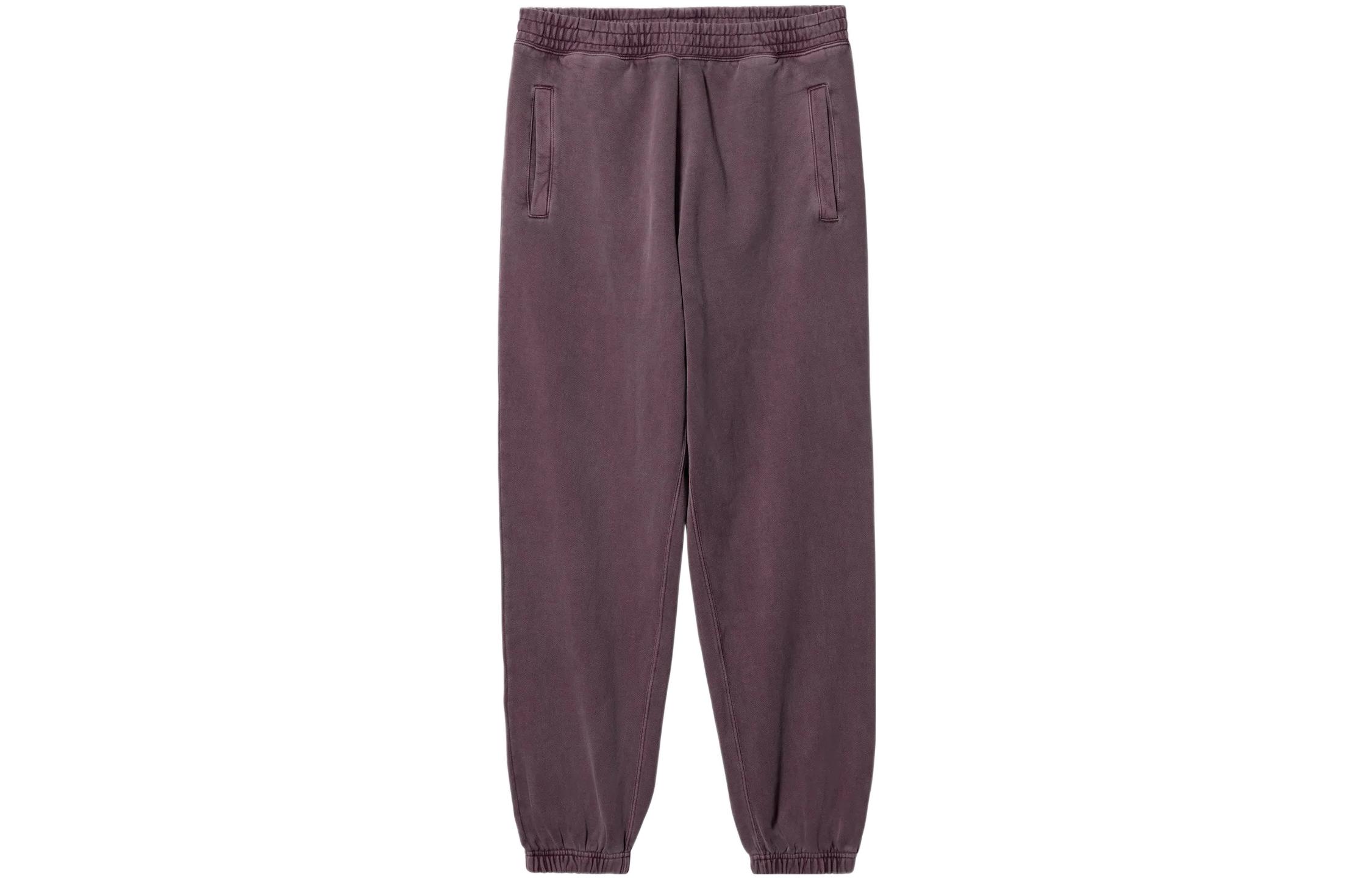 

Carhartt WIP Вязаные спортивные штаны мужские бордовые