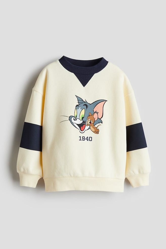 

Толстовка оверсайз с принтом H&M, мультиколор