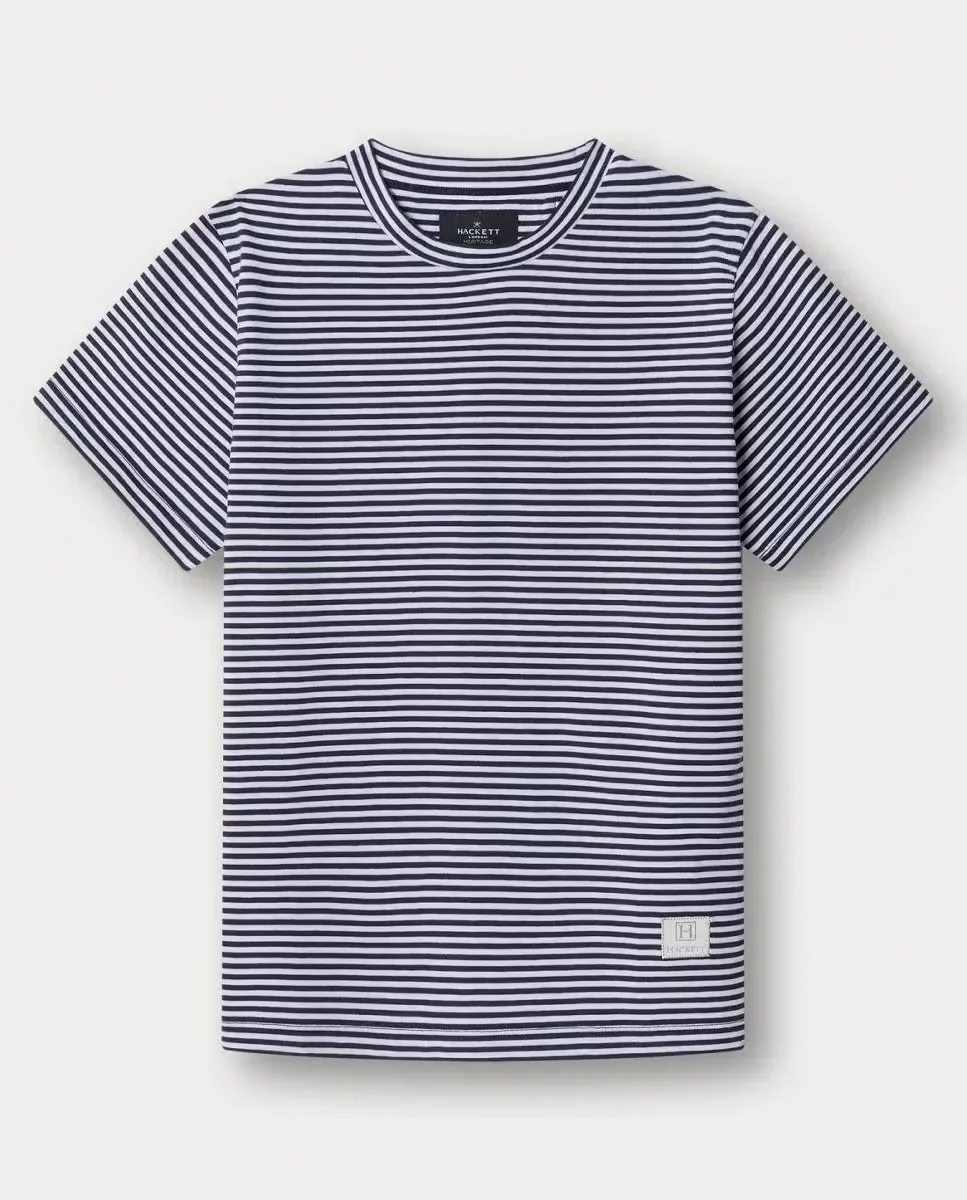 Детская футболка Heritage в полоску Hackett, синий