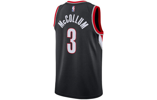 Майка Nike x NBA Portland Trail Blazers 20-21 Jerseys 'CJ McCollum 3', черный — фото 2