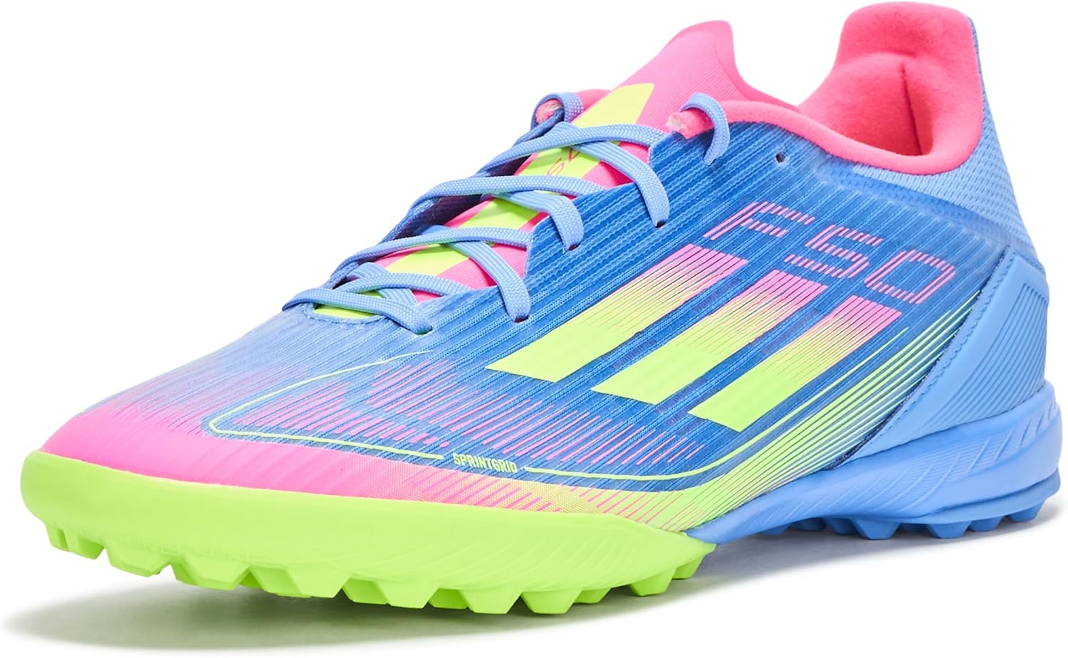 

Футбольные бутсы adidas для взрослых унисекс F50 League Turf, розовый/голубой