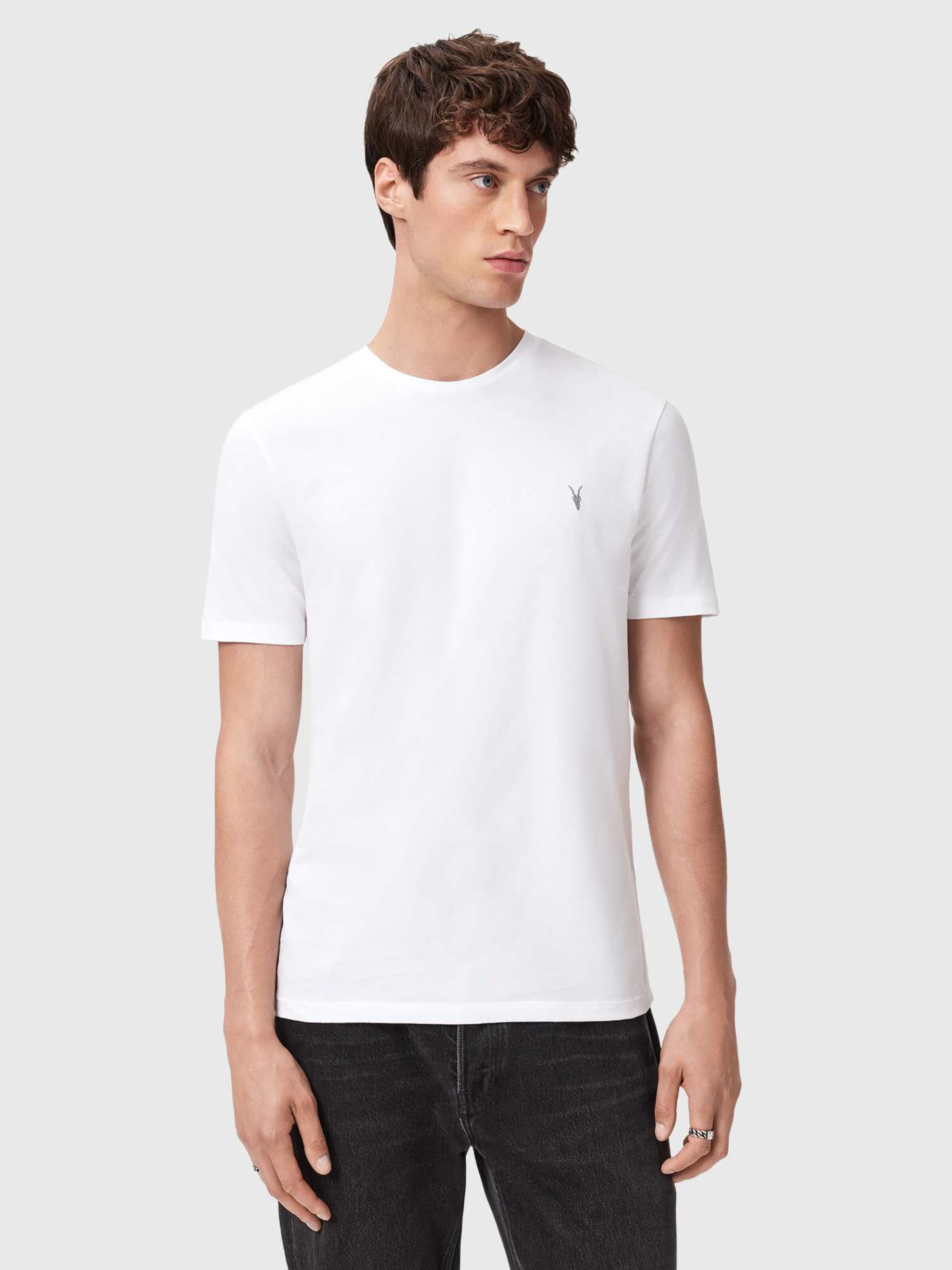 AllSaints Футболка 'BRACE' в цветах Sapphire, Grey, White — фото 3