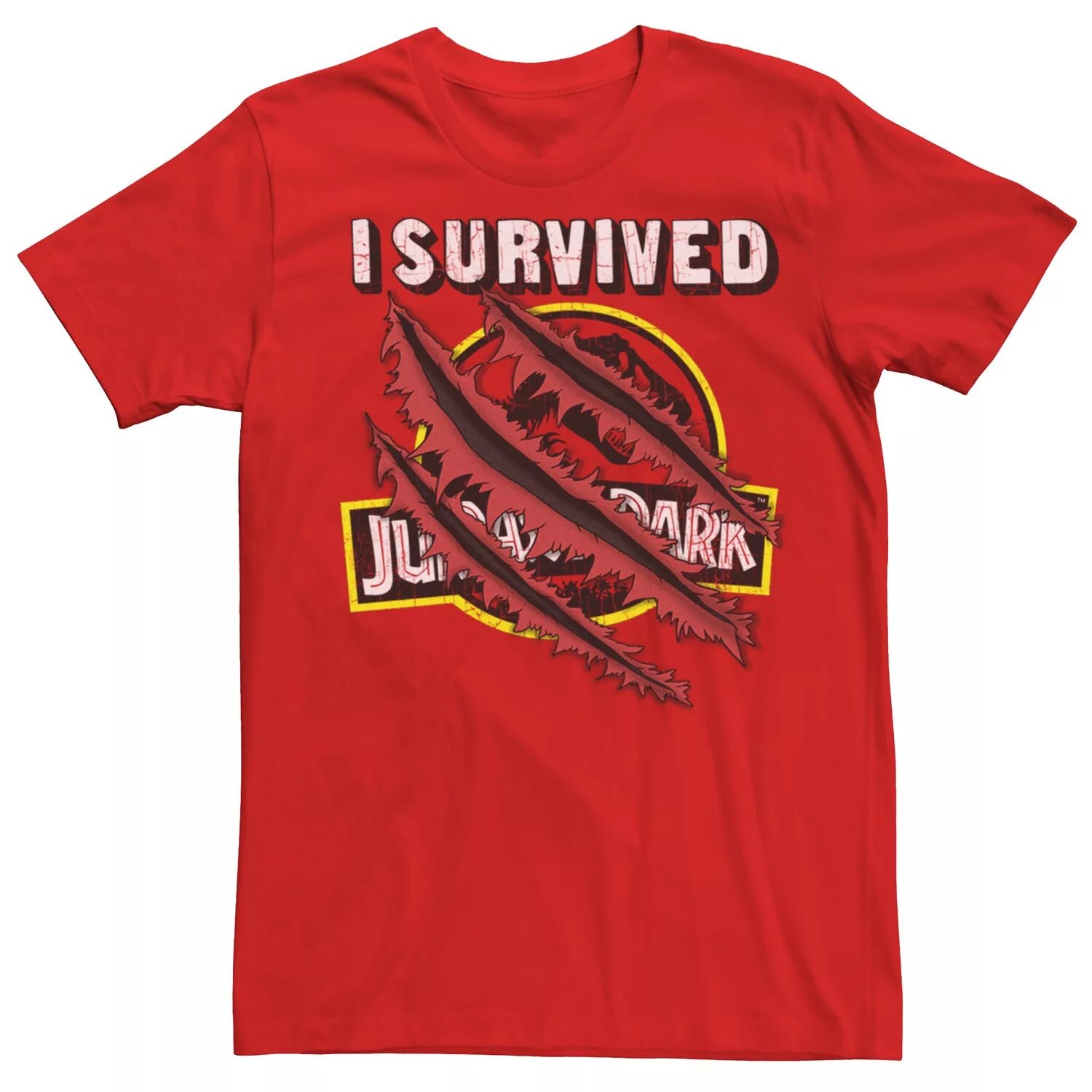 

Мужская футболка Jurassic Park I Survived Licensed Character