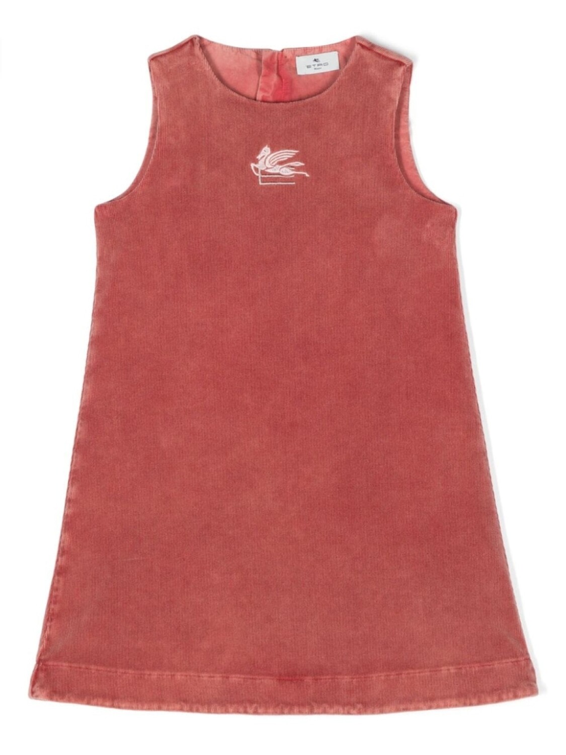 

ETRO KIDS платье с вышивкой Pegaso, красный