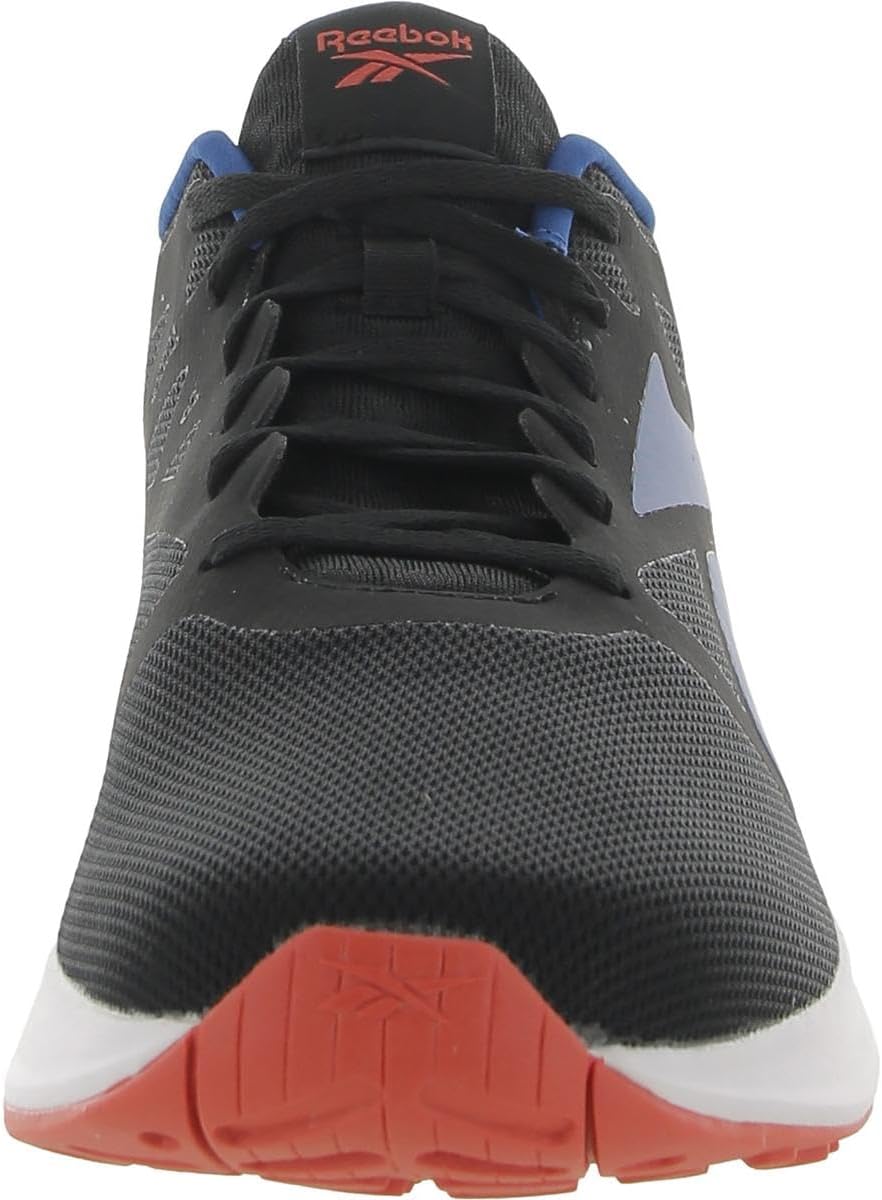 Мужские беговые кроссовки Reebok Runner 5.0, черный/синий/оранжевый — фото 3
