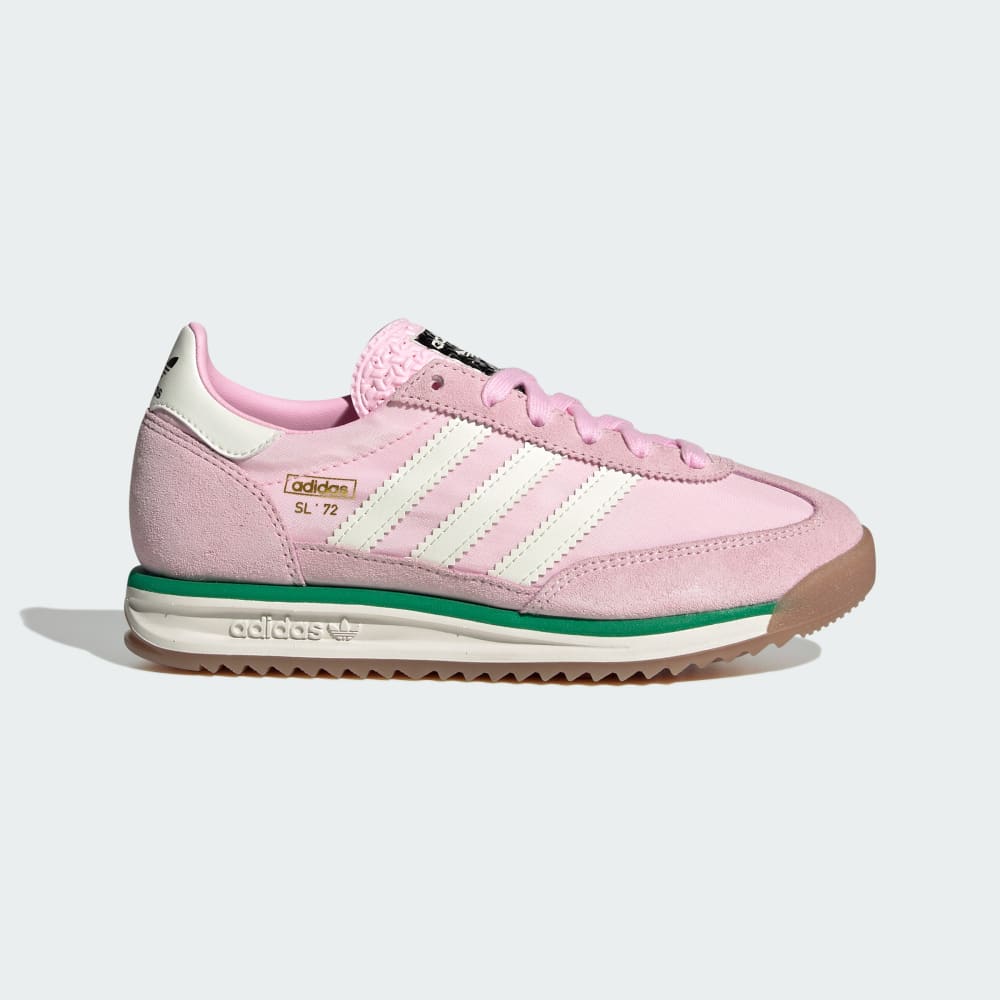 

Кроссовки Adidas SL 72 RS Shoes Kids, цвет Clear Pink/Off White/Court Green