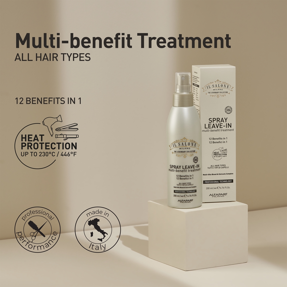 Il salone milano multi-benefit multi-purpose hairspray for all hair types Alfaparf Milano, 200 мл — фото 2