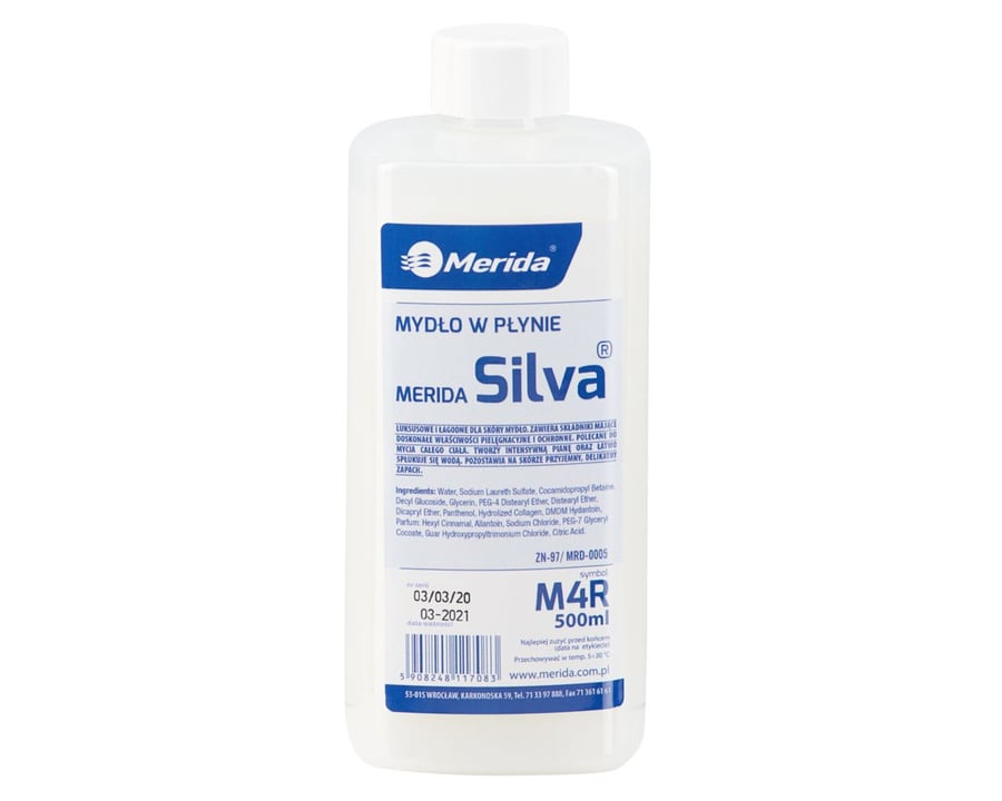 

Merida M4R Жидкое мыло SILVA белое, флакон 500 мл