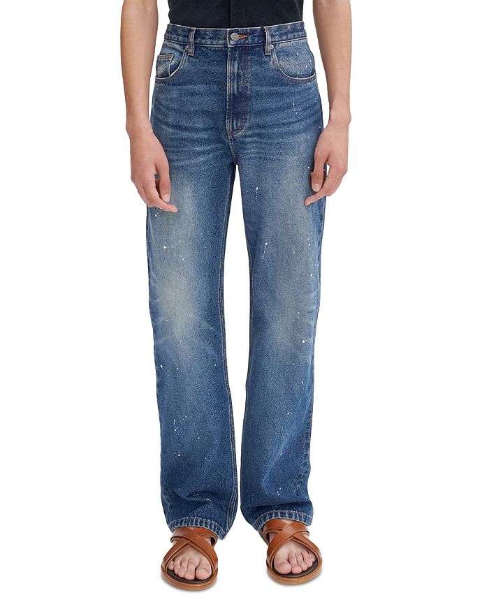 

Джинсы Relaxed Fit, постиранные индиго A.P.C., синий
