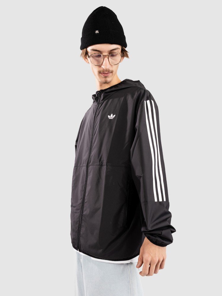 Зимняя куртка adidas Skateboarding Windbreaker Jacke, black/white — фото 4