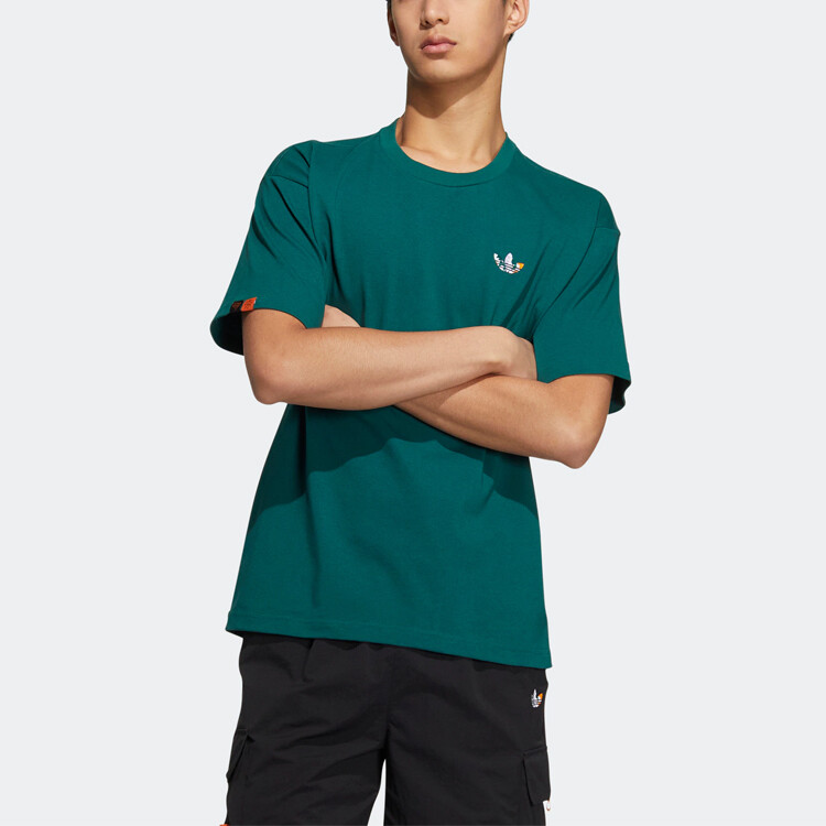 Футболка KENTARO OKAWARA BACK TEE мужская зеленая Adidas Originals, зеленый — фото 2