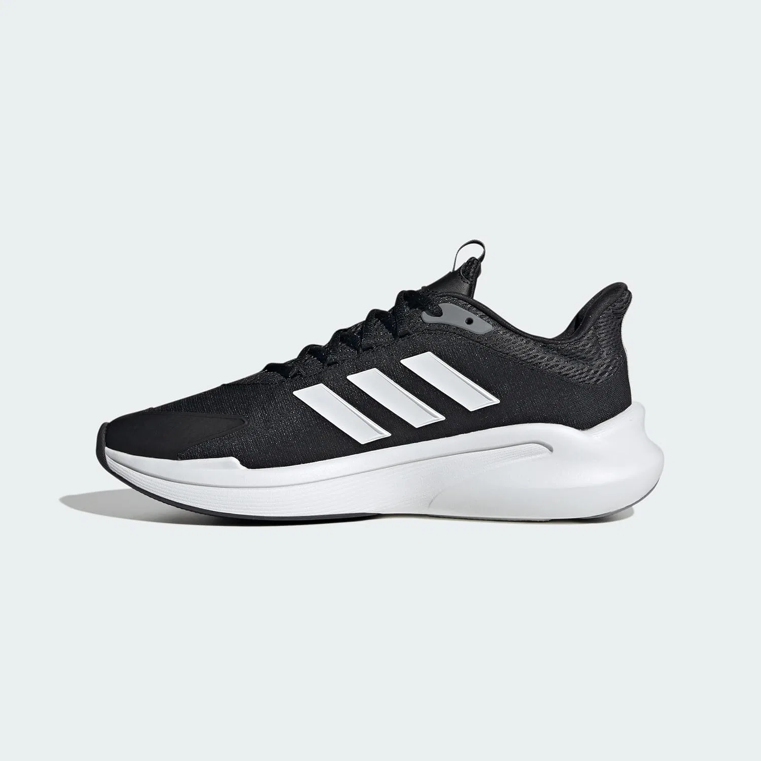 Мужские кроссовки Adidas Alphaedge + для бега, Core Black Cloud White Grey — фото 2