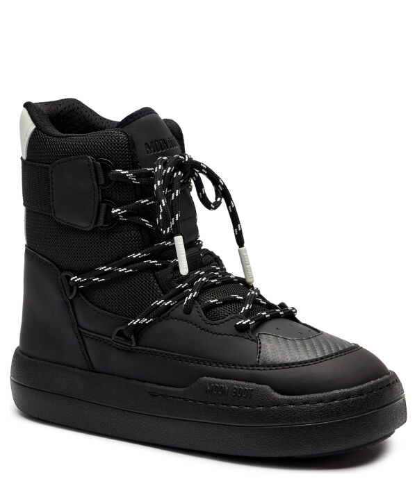 Ботинки женские зимние Moon Boot Mb Park комбинированные, черный