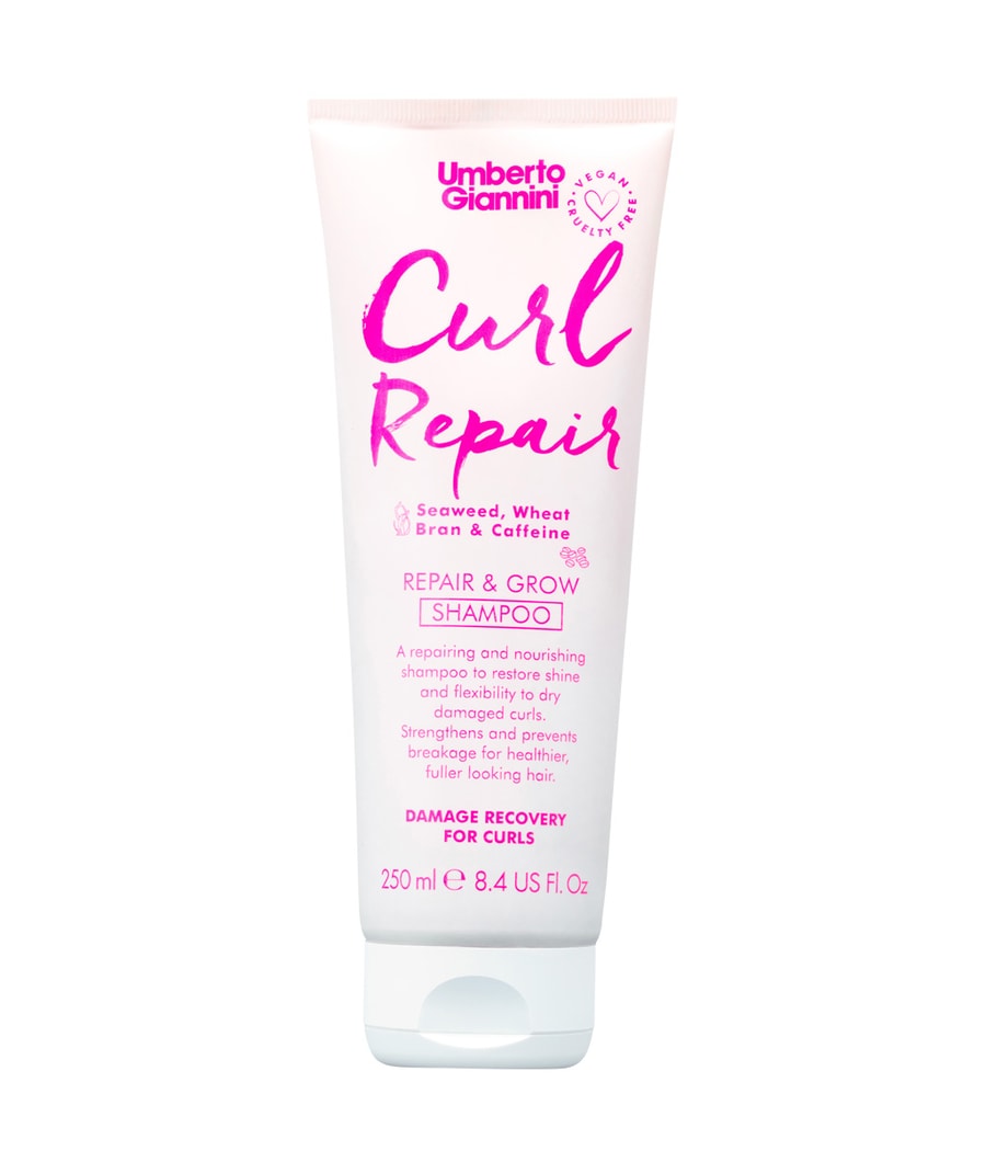 

Шампунь для волос Umberto Giannini Curl Repair Repair & Grow Shampoo, 250 ml