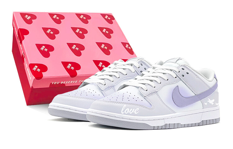 

Кроссовки для скейтбординга Dunk мужские низкие серый Nike