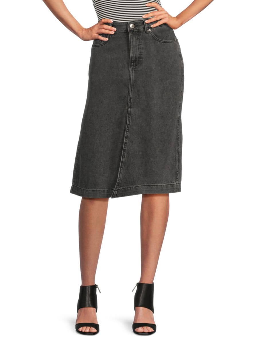 

Юбка-миди Lexie Denim DL1961 Premium Denim, цвет Light Nightshade