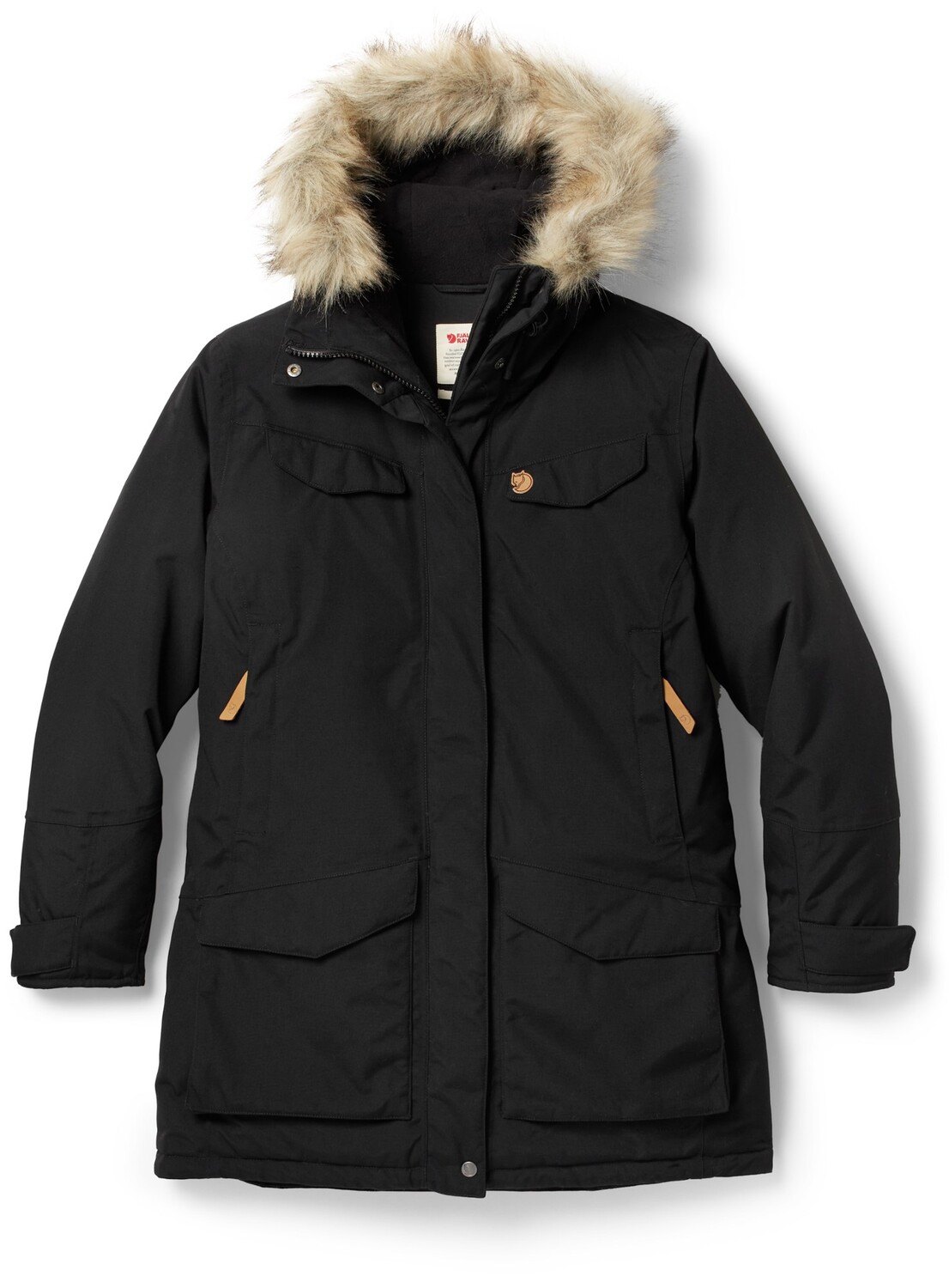 

Утепленная парка Nuuk – женская Fjallraven, черный