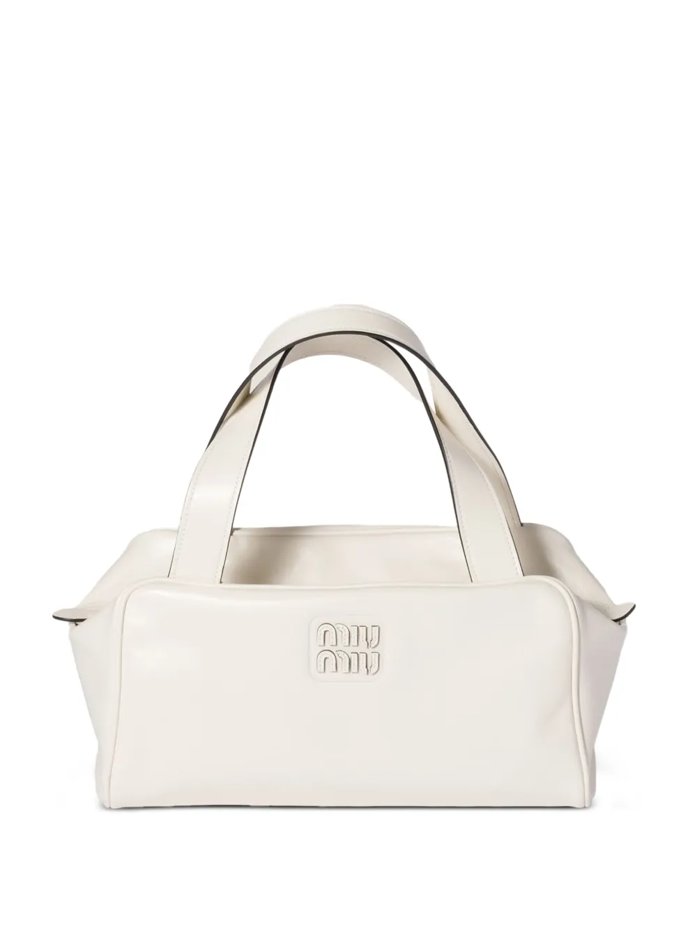 

Сумка-тоут с верхними ручками MIU MIU, белый