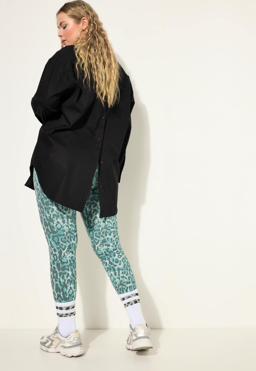 

Брюки SOFT STRETCH LEOPARD, Leggings Studio Untold, зеленый