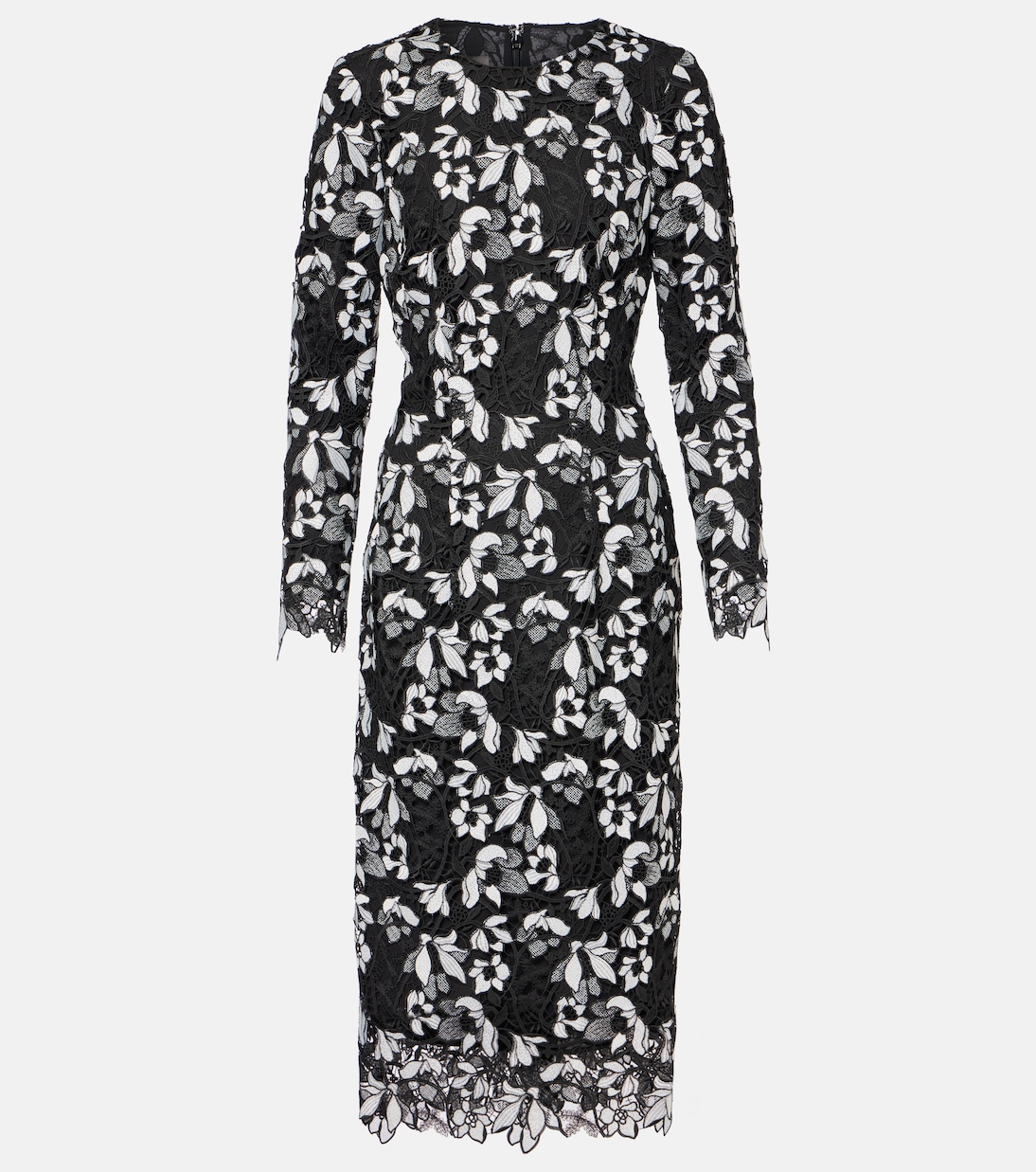 

Атласное платье Monique Lhuillier, Noir Silk White