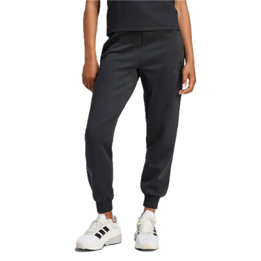 Спортивные брюки (WMNS) adidas Z.N.E Pants 'Black White', черный — фото 2